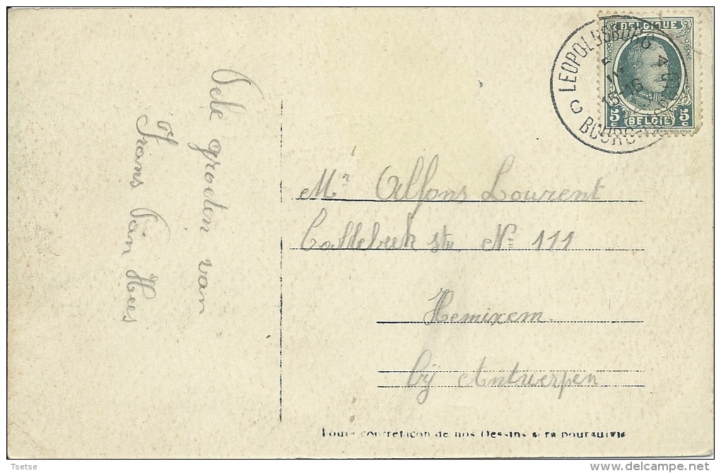 Kamp Van Beverloo / Adieu Au Camp De Beverloo -Wenskaart - 1923 ( Verso Zien ) - Leopoldsburg (Kamp Van Beverloo)