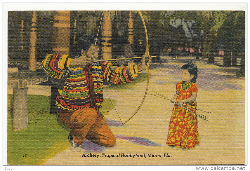 Tir  Arc Archery Crossbow  Indian Chief Sam Willis Tropical Hobbyland Teaching Archery - Bogenschiessen