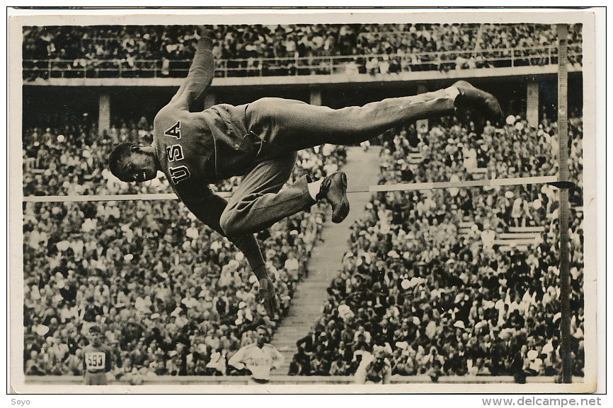 JO Olympic Games   Berlin 1936 Cornelius Johnson USA  Saut En Hauteur Stadium - Athlétisme