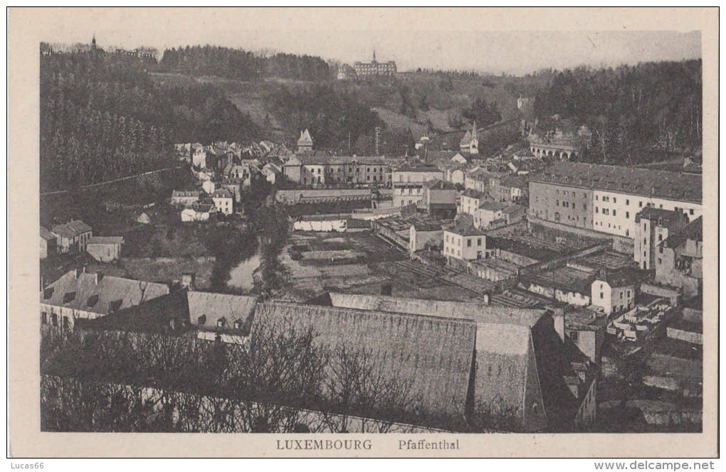 1900 CIRCA LUXEMBOURG  PFAFFENTHAL - Luxembourg - Ville