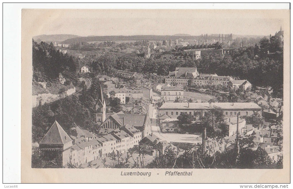 1900 CIRCA LUXEMBOURG  PFAFFENTHAL - Luxembourg - Ville