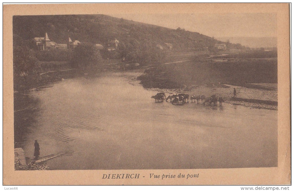 1920 DIEKIRCH VU PRISE DU PONT - Diekirch