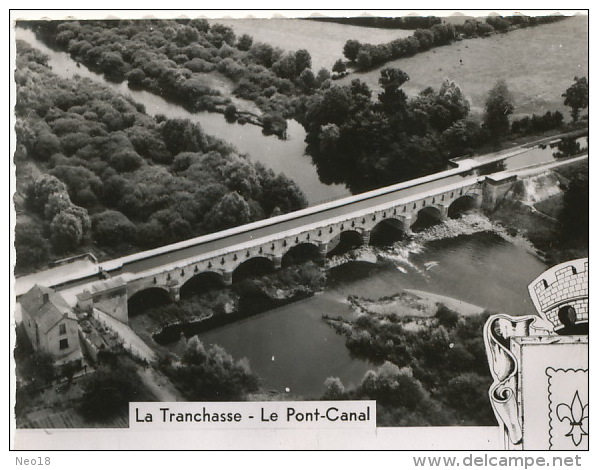 Ainay Le Vieil Multi Vue Pont Canal Tranchasse Canal Du Berry Format 10/15 1959 - Ainay-le-Vieil