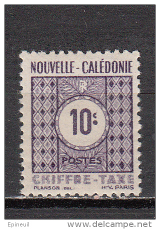 NOUVELLE CALEDONIE * YT N° TAXE N° 39 - Portomarken