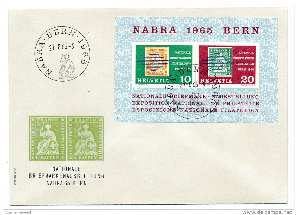 SUISSE - NABRA 1965 + Série Exposition / UIT / service féminin / soins - 12 enveloppes + 1 carton Salon de l'auto