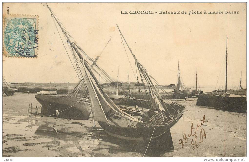 Réf : PO-13-357  :  Le Croisic Bateaux De Pêche - Le Croisic