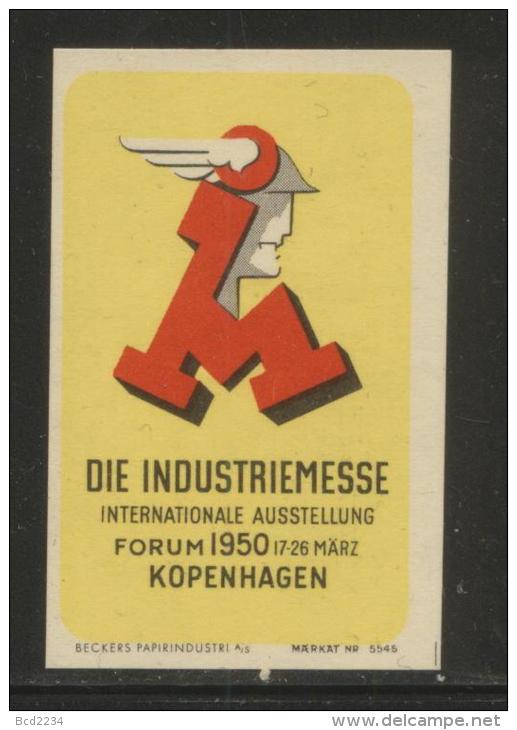 DENMARK 1950 COPENHAGEN INDUSTRY TRADE FAIR POSTER STAMP HM CINDERELLA ERINOPHILATELIE - Neufs