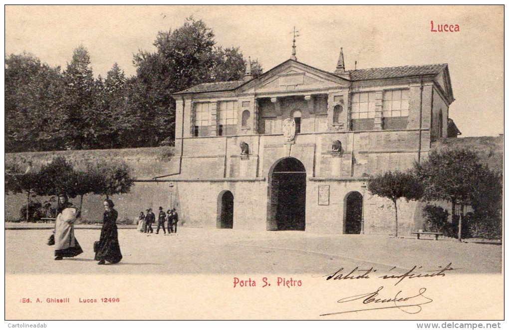 [DC6745] LUCCA - PORTA S. PIETRO - Viaggiata - Old Postcard - Lucca