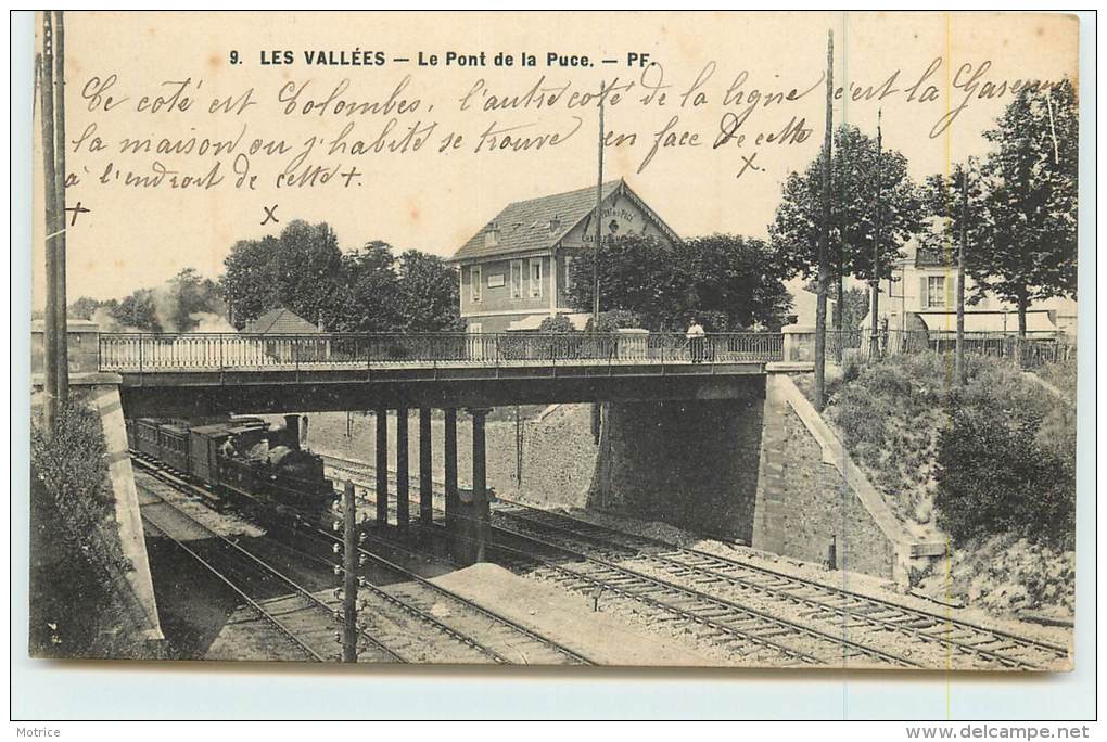 LES VALLEES  - Le Pont De La Puce. (passage Du Train). - Kunstbauten