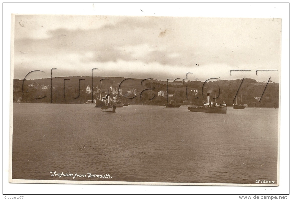 Falmouth (Royaume-Uni, Cornwall ): View Of The Harbour In 1916 (lively) PF. - Falmouth