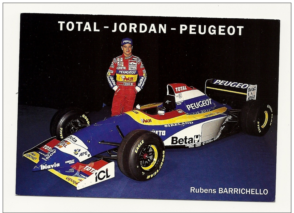 Voitures Formule 1 Total Jourdan Peugeot Rubens Barrichello - Altri & Non Classificati