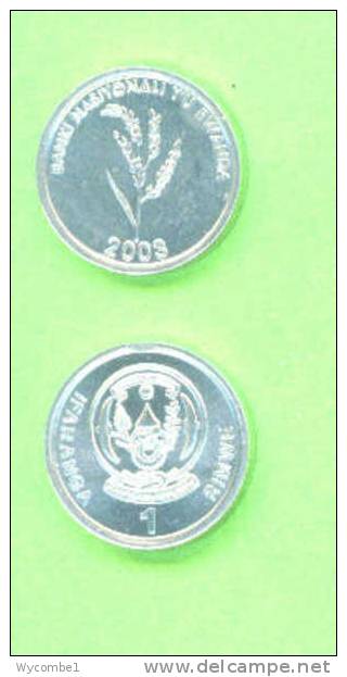 RWANDA - 2003 1 Francs/Coat Of Arms UNC - Rwanda