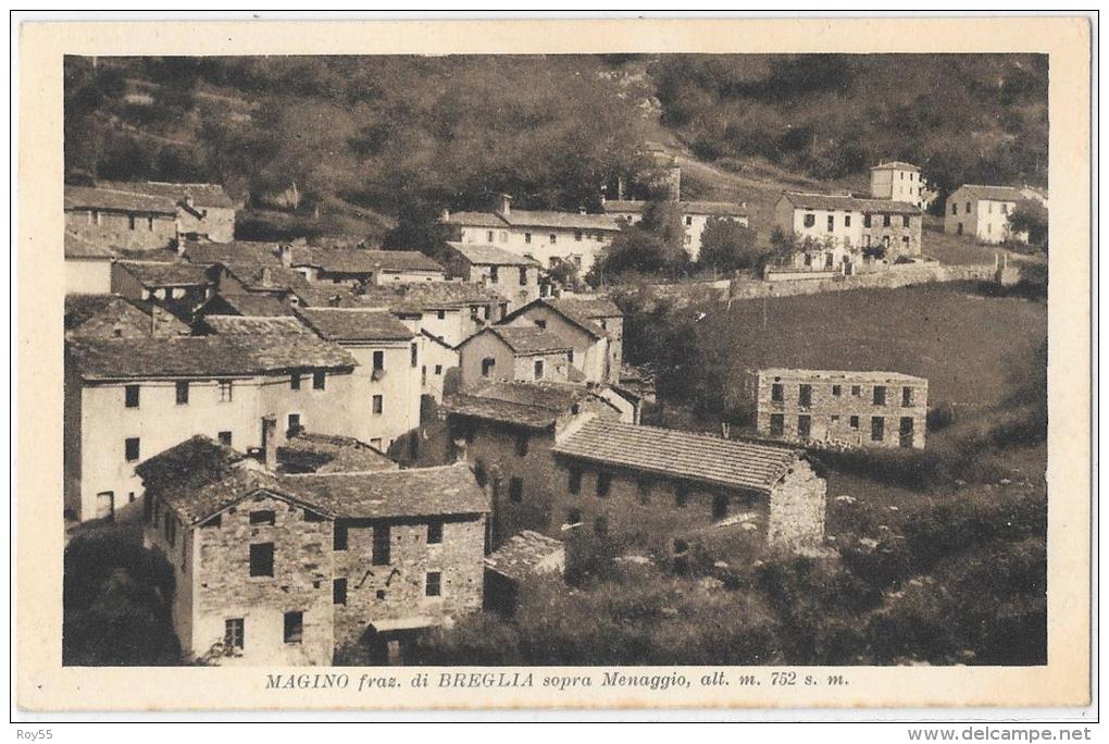 LOMBARDIA-COMO    MAGINO   Fraz. Di  BREGLIA    Sopra   Menaggio  Alt. M. 752 - Como