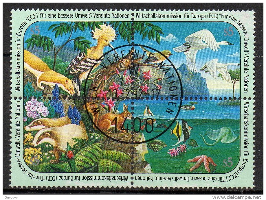 Nations Unies (Vienne) - 1991 - Yvert N° 118 à 121 - Gebruikt