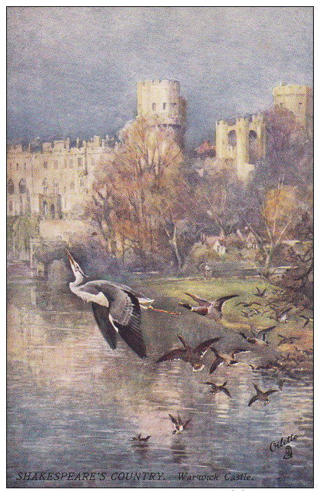 TUCK "Shakespeare Country" Series VI # 7731 , WARWICK Castle , England , 00-10s - Warwick