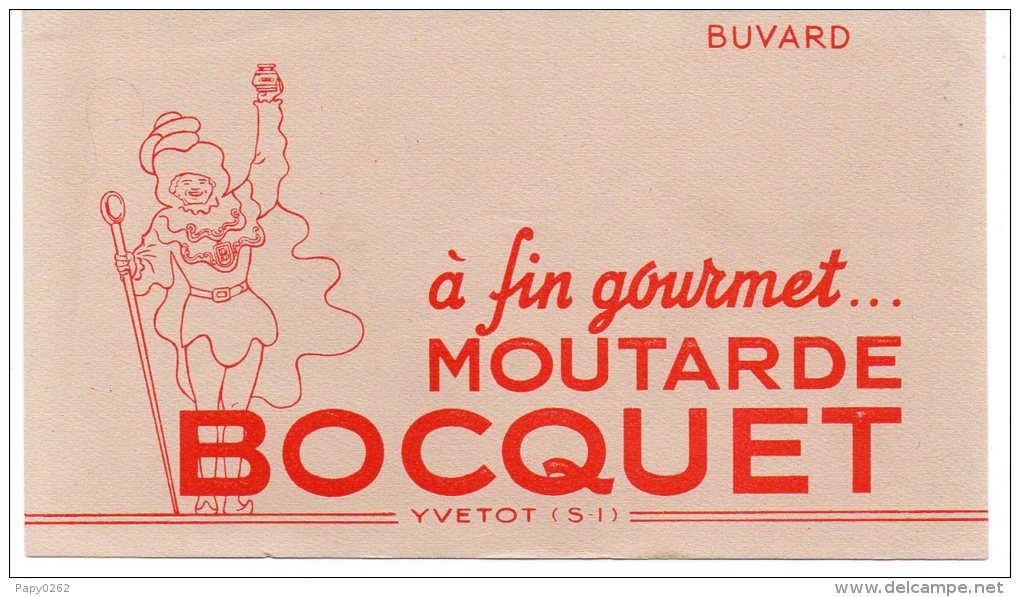 119F) YVETOT -  LOT DE 3 BUVARDS MOUTARDE BOCQUET - NEUFS - Mosterd