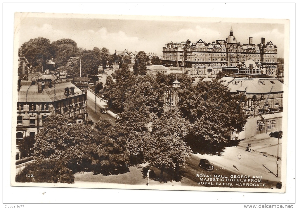 Harrogate (Royaume-Uni, Yorkshire ): Majestic Hotel In 1930 (lively) PF. - Harrogate