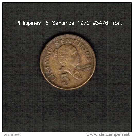 PHILIPPINES    5  SENTIMOS   1970  (KM # 197) - Philippines