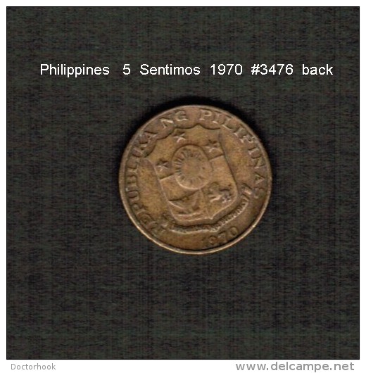 PHILIPPINES    5  SENTIMOS   1970  (KM # 197) - Filippijnen