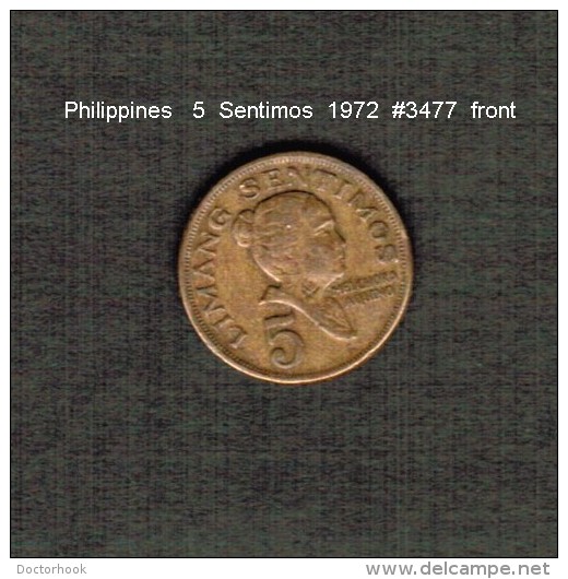 PHILIPPINES    5  SENTIMOS   1972  (KM # 197) - Philippinen