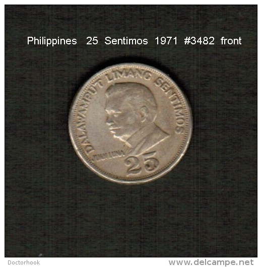 PHILIPPINES    25  SENTIMOS   1971  (KM # 199) - Philippines