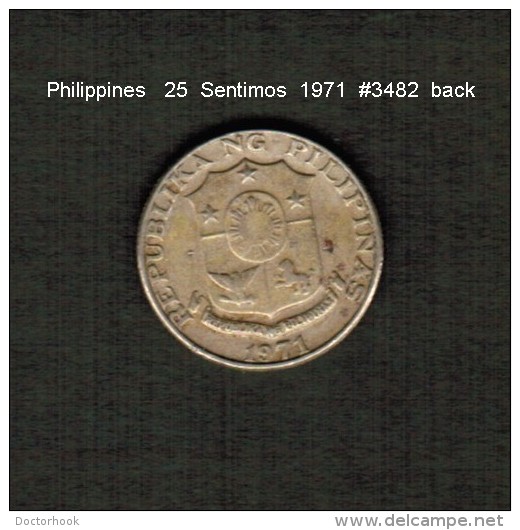 PHILIPPINES    25  SENTIMOS   1971  (KM # 199) - Filippine