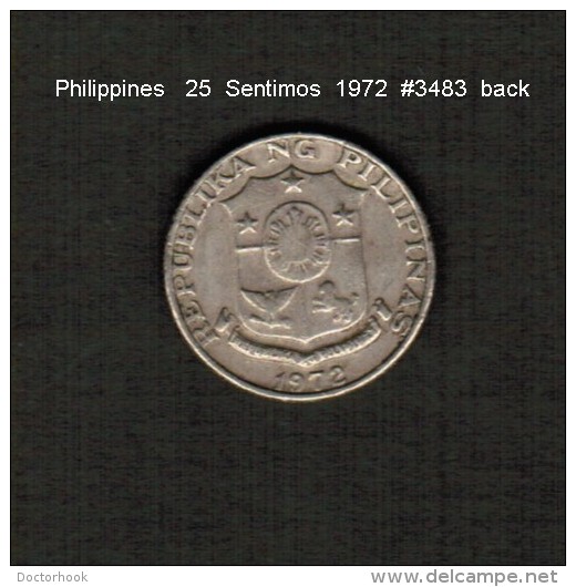 PHILIPPINES    25  SENTIMOS   1972  (KM # 199) - Filippijnen