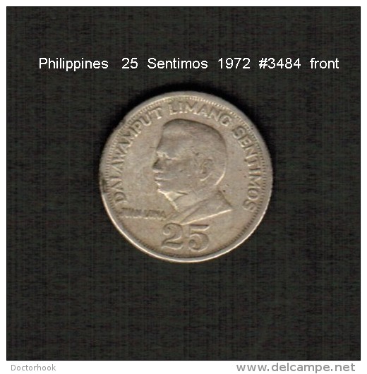 PHILIPPINES    25  SENTIMOS   1972  (KM # 199) - Philippines