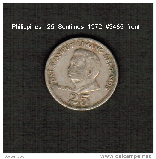 PHILIPPINES    25  SENTIMOS   1972  (KM # 199) - Philippines