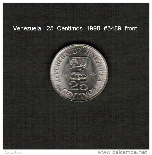 VENEZUELA    25  CENTIMOS   1990  (KM # 50a) - Venezuela