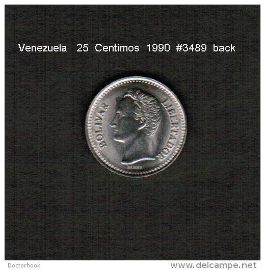VENEZUELA    25  CENTIMOS   1990  (KM # 50a) - Venezuela