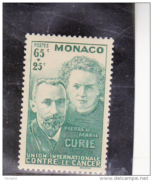 TIMBRE MONACO - N° 167  NEUF SANS CHARNIERE - COTE 24 € - Autres & Non Classés