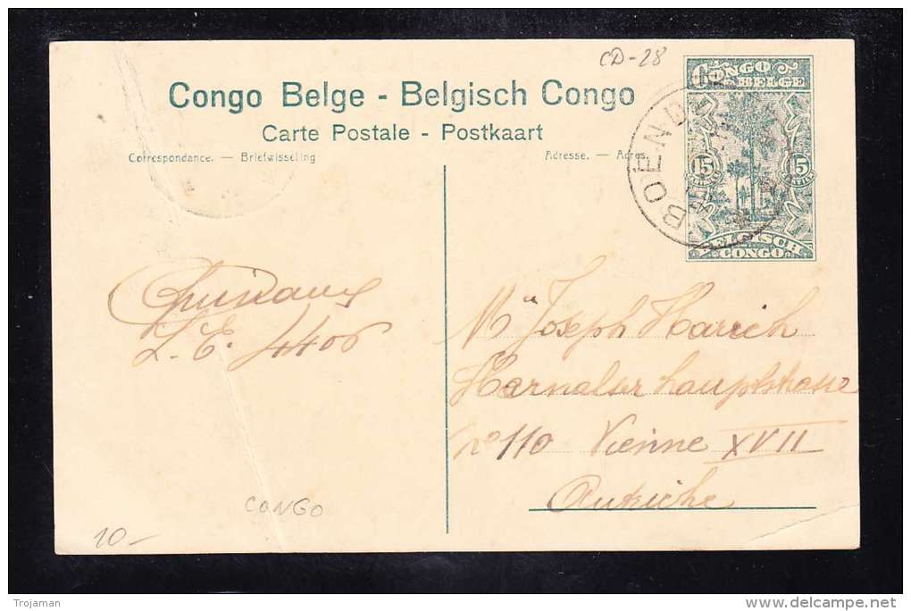 CD-28 LE MINISTRE DES COLONIES A UNE MISSION PROTESTANTE - Belgian Congo