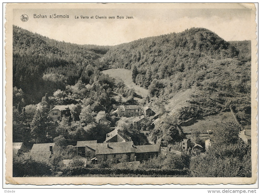 Bohan Sur Semois Le Verra Et Chemin Vers Bois Jean Nels Poncelet Nangniot 2 Timbres - Autres & Non Classés