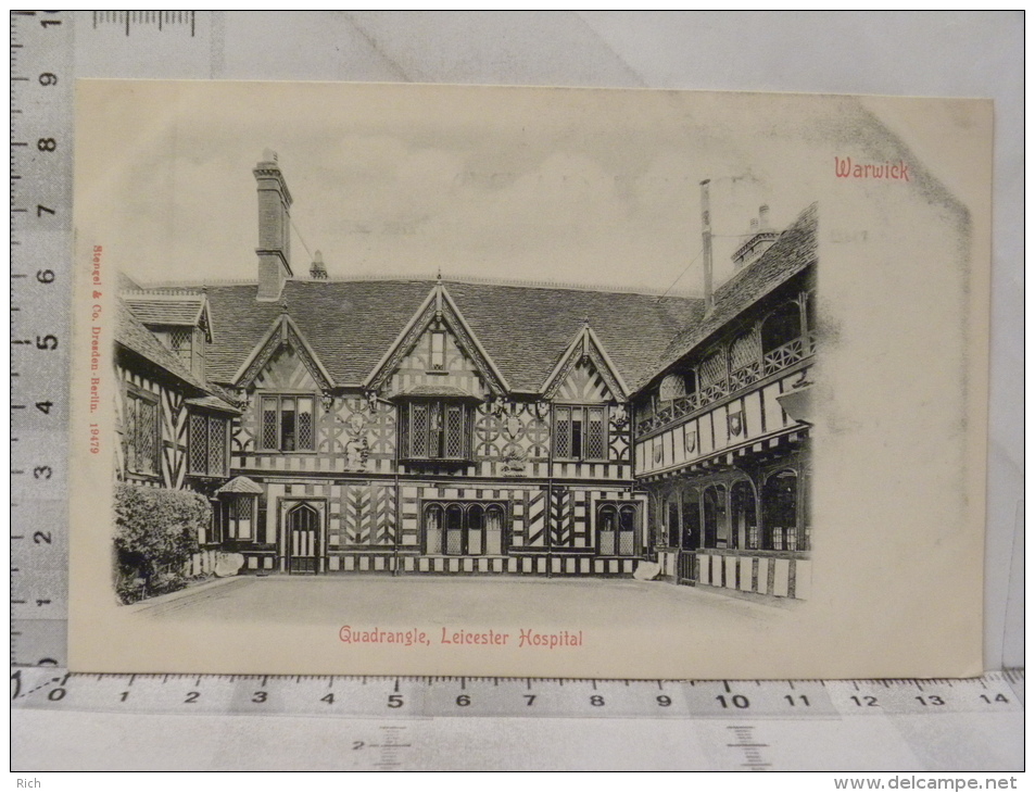 CPA Angleterre - Warwick - Quadrangle, Leicester Hospital - Warwick