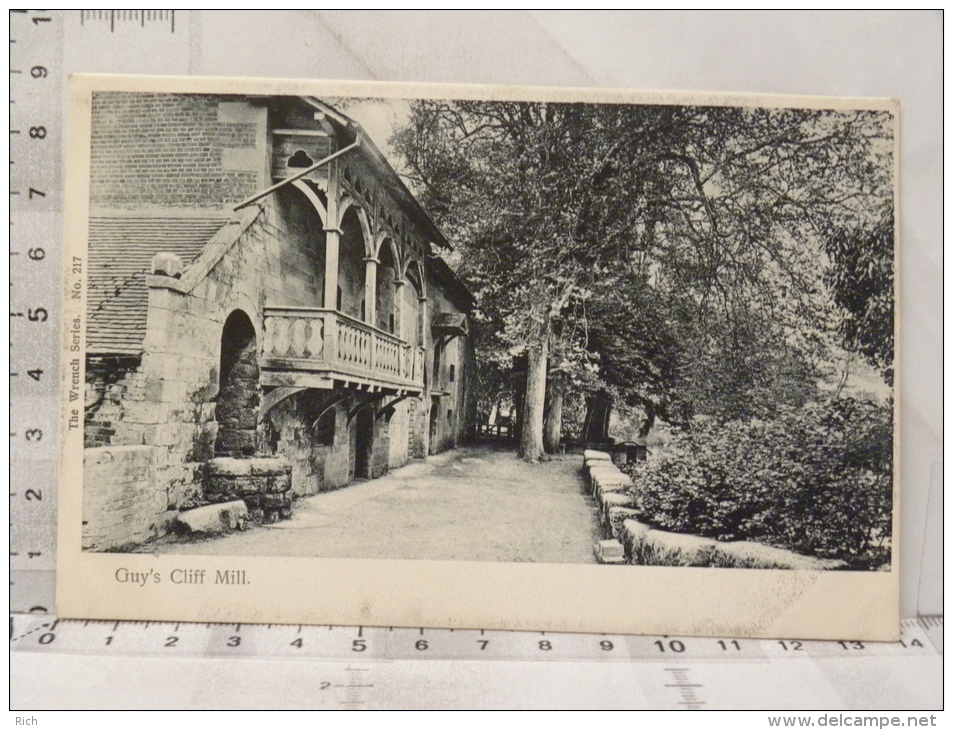 CPA Angleterre - Warwick - Guy's Cliff  Mill - Warwick