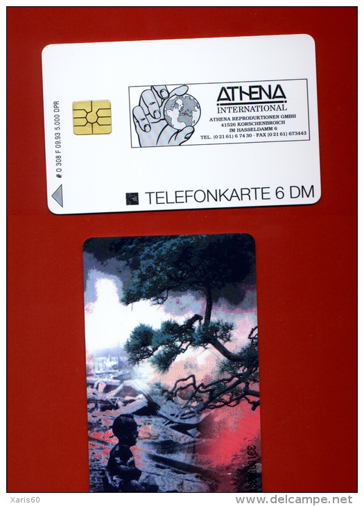 GERMANY: O-308 F 09/93 "Athena International" Unused - O-Reeksen : Klantenreeksen