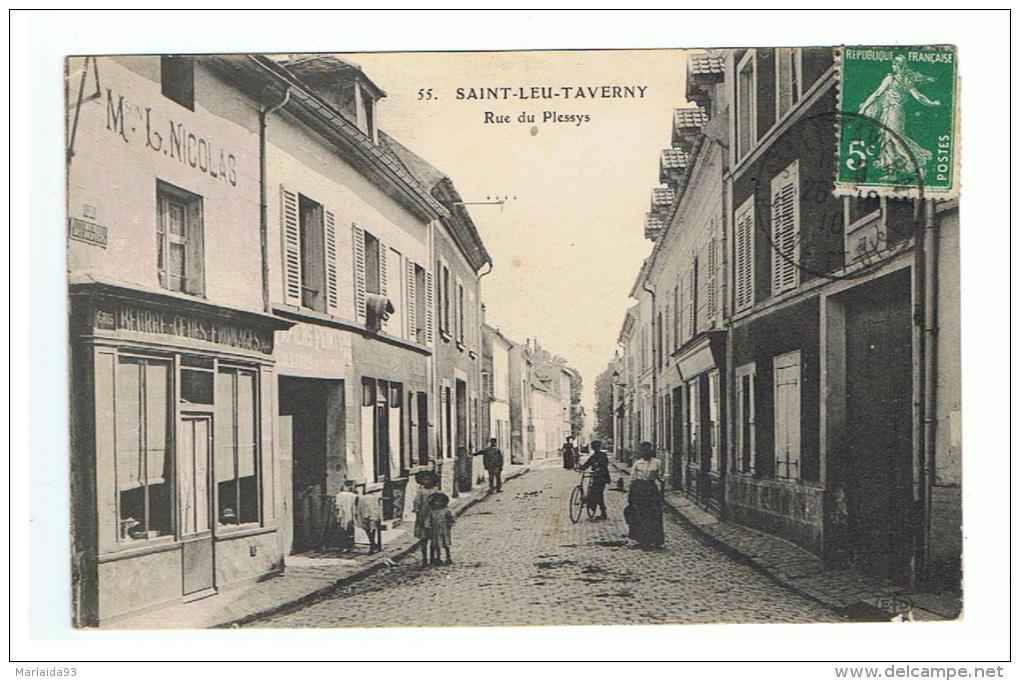 SAINT LEU LA FORET - TAVERNY - VAL D´OISE - RUE DU PLESSYS - MAGASIN - ANIMATION - Saint Leu La Foret