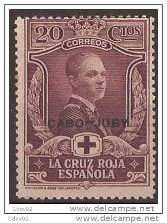 CJ31-LA414TAN. Marruecos .Maroc.Marocco. CABO JUBY.  ESPAÑOL.CRUZ ROJA  . 1926  (Ed 31**) Sin Charnela.VALOR PRINCIPAL - Nuevos