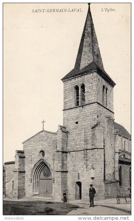 SAINT GERMAIN LAVAL   L'église - Saint Germain Laval