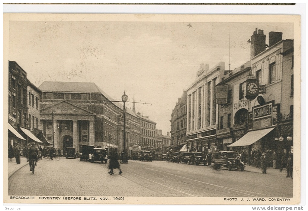 BROADGATE COVENTRY (before Blitz, Nov 1940) - Coventry