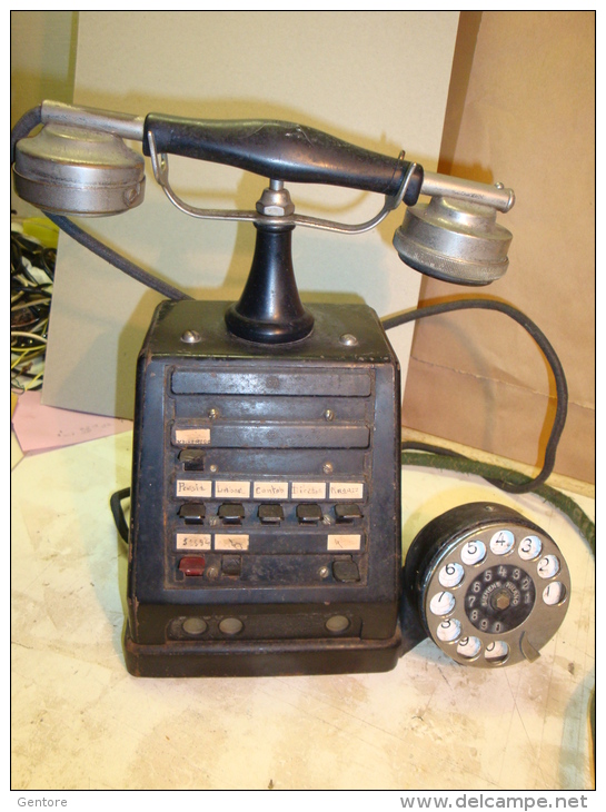 ANTIQUE TELEPHONE APPARATUS MADE BY AKTIESELSKAPET ELEKTRISK BUREAU