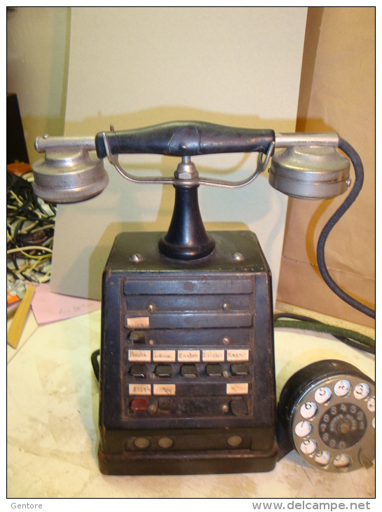 ANTIQUE TELEPHONE APPARATUS MADE BY AKTIESELSKAPET ELEKTRISK BUREAU