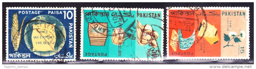 Pakistan, 1967, SG 247 - 249, Used - Pakistan