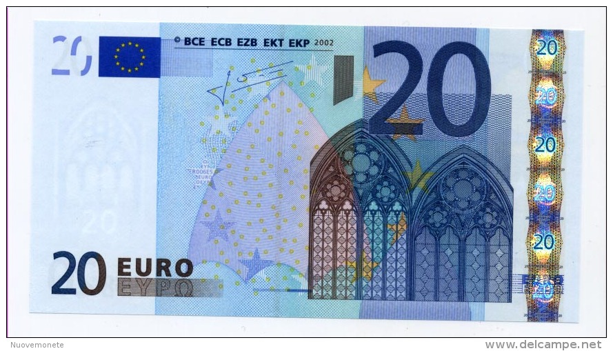 EURONOTE BANCONOTA BILLET DA 20 EURO X GERMANIA R006  FIRMA  TRICHET UNC - 20 Euro