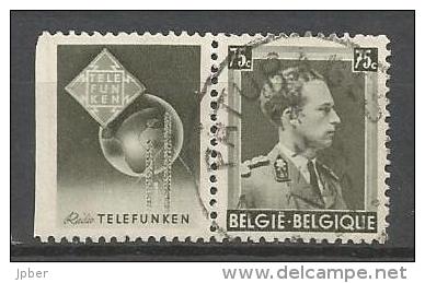 Belgique - N223 - PU 105 Ou 113 Ou 120 Telefunken - Obl. PATURAGES - Andere & Zonder Classificatie