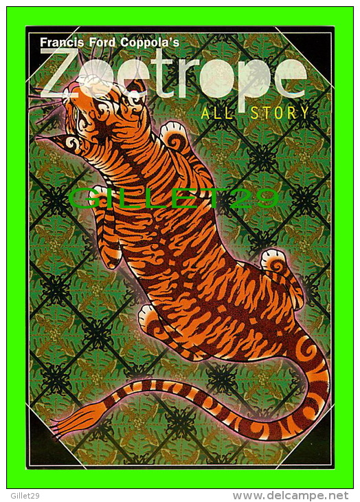 PUBLICITÉ - ADVERTISING - FRANCIS FORD COPPOLA´S MAGAZINE ZOETROPE - TIGER - TIGRE -  GO-CARD - - Pubblicitari