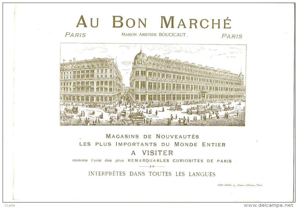 CHROMO BON MARCHE / MILITAIRE /MARINE / A Bord / La Soupe / Signé G.Bougain - Au Bon Marché