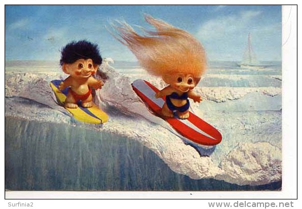 THE TROLLS GO SURF RIDING - Jeux Et Jouets