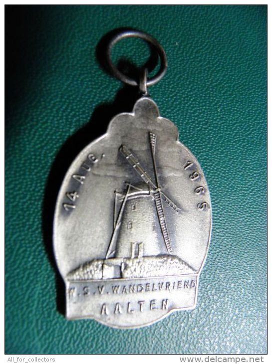 Metal Medal Windmill Aalten 1965 - Zonder Classificatie